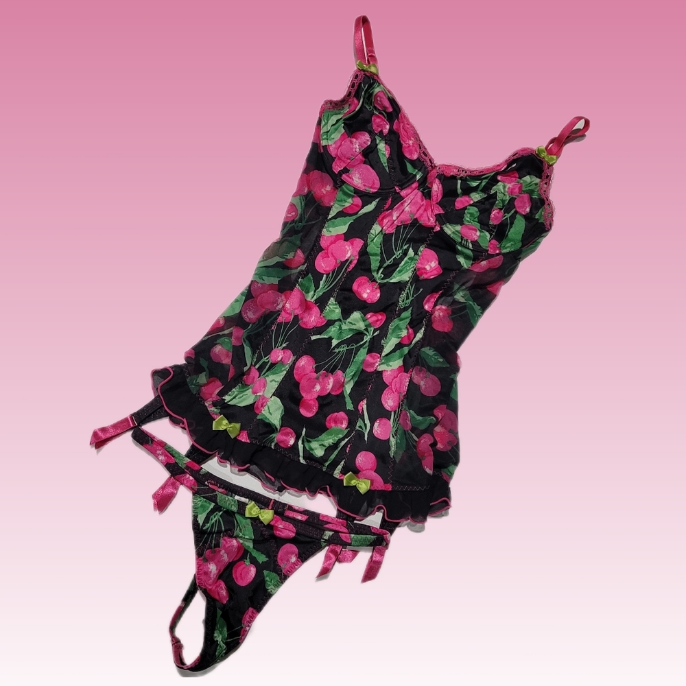 RARE VS Y2K Cherry mini slip set